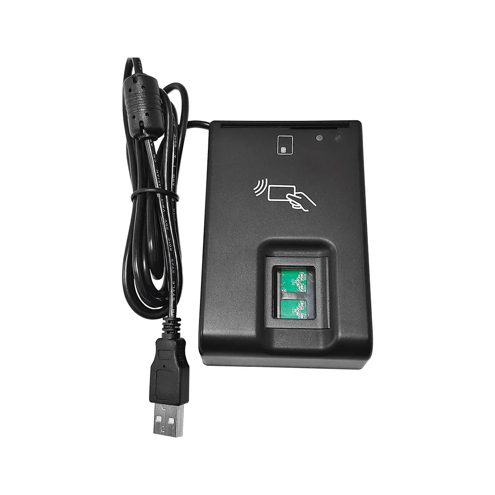 

PC/SC CCID USB Dual Interface smart nfc card and reader with fingerprint scanner SFR02