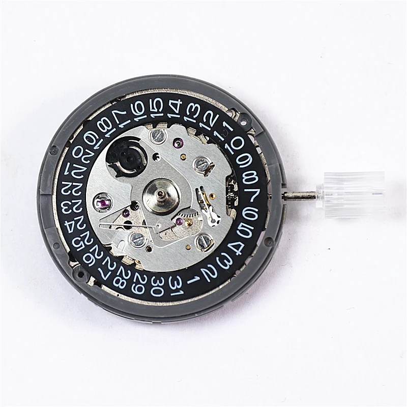 Nh35a Nh36a Black Calendar Day Dial Conversion crown at 3 at 3.8 Mechanical Automatic Nh35 Movement For Skx007 Watch Mod Part