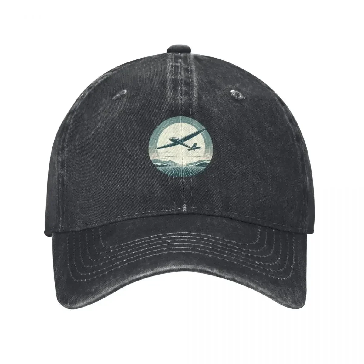 Glider Pilot Sailplane Biplane aerial floating soaring Baseball Cap men's big size hat derby  For Women Men's
