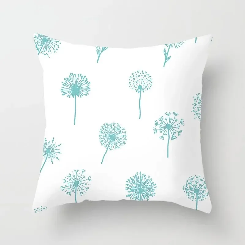 Modern Geometric Print Pillowcase Sofa Lumbar Pillowcase Mint Green Pillowcase Home Decoration Cushion Cover view 4
