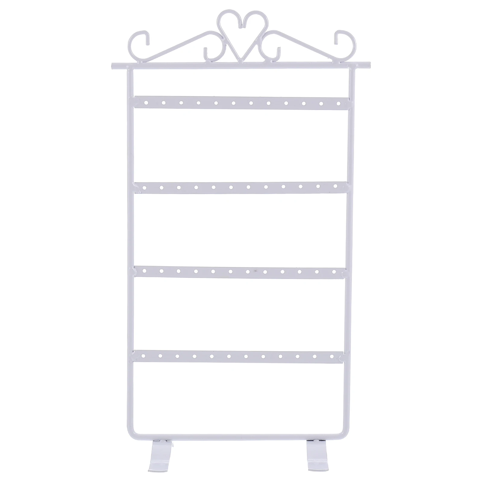 

Jewelry Earring Holder Creative Rack Tower Accessories Practical White Racks Miss