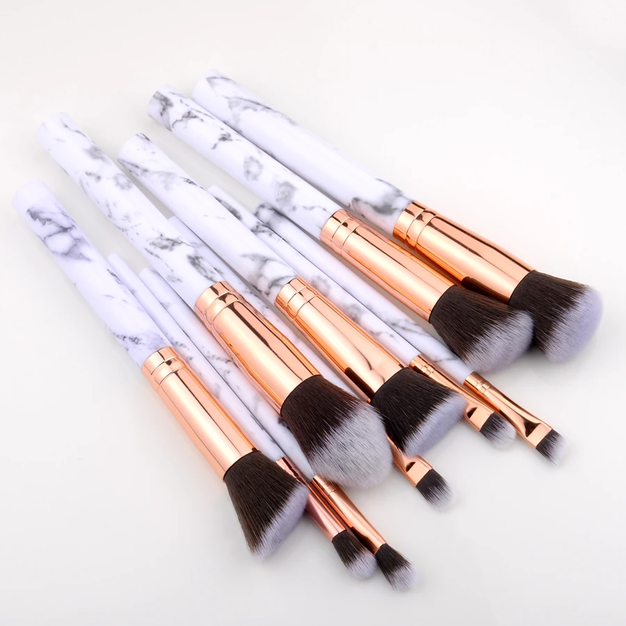 5-15 PCS White Makeup Brush Set, Premium Synthetic Brushes For Powder, Foundation, And Eyeshadow, Professional Cosmetic Tools