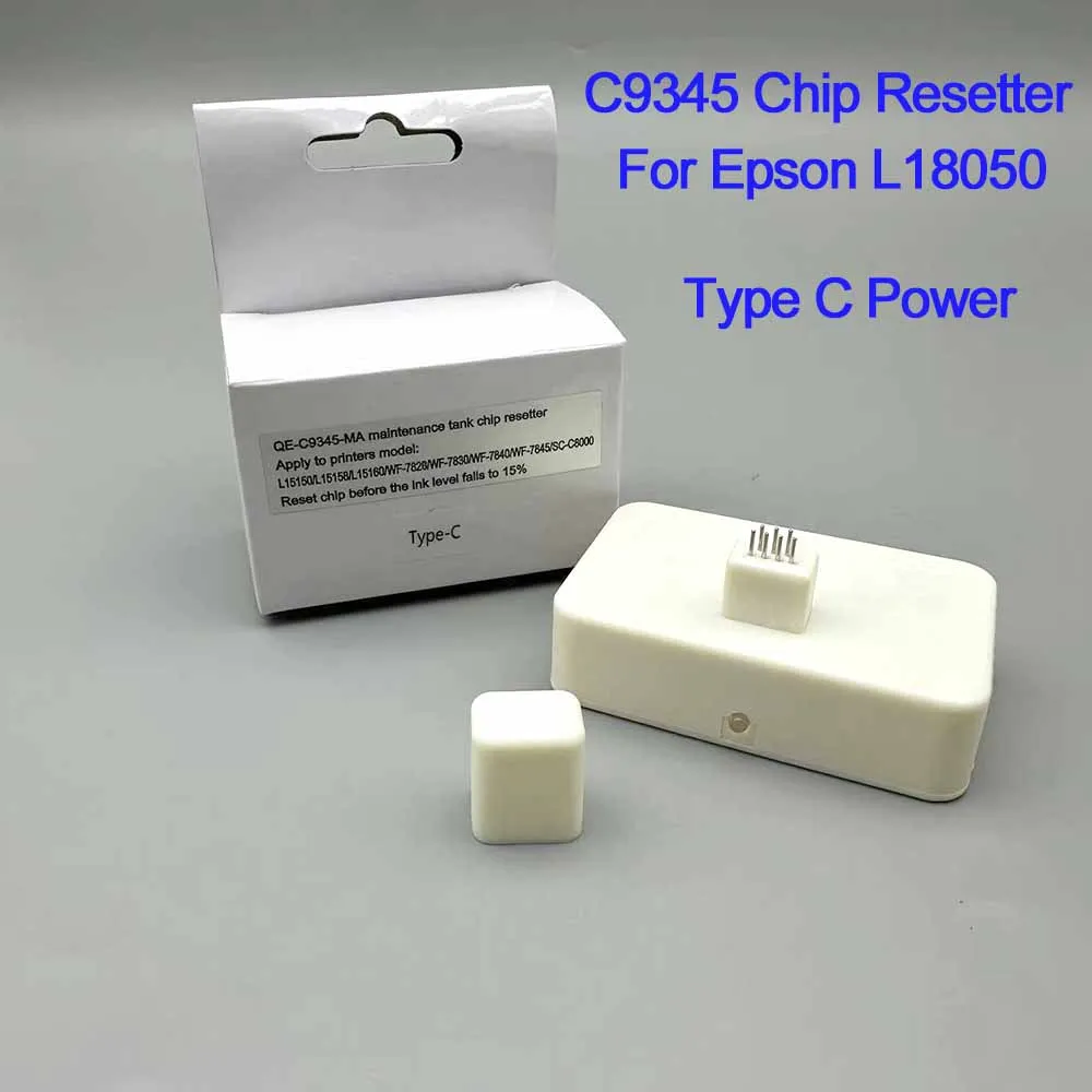 C9345 Chip Resetter For  L18050 L8050 WF-7830 7840 7820 7845 C8000 C58000 C7000 ET-5850 Maintenance Tank Type C