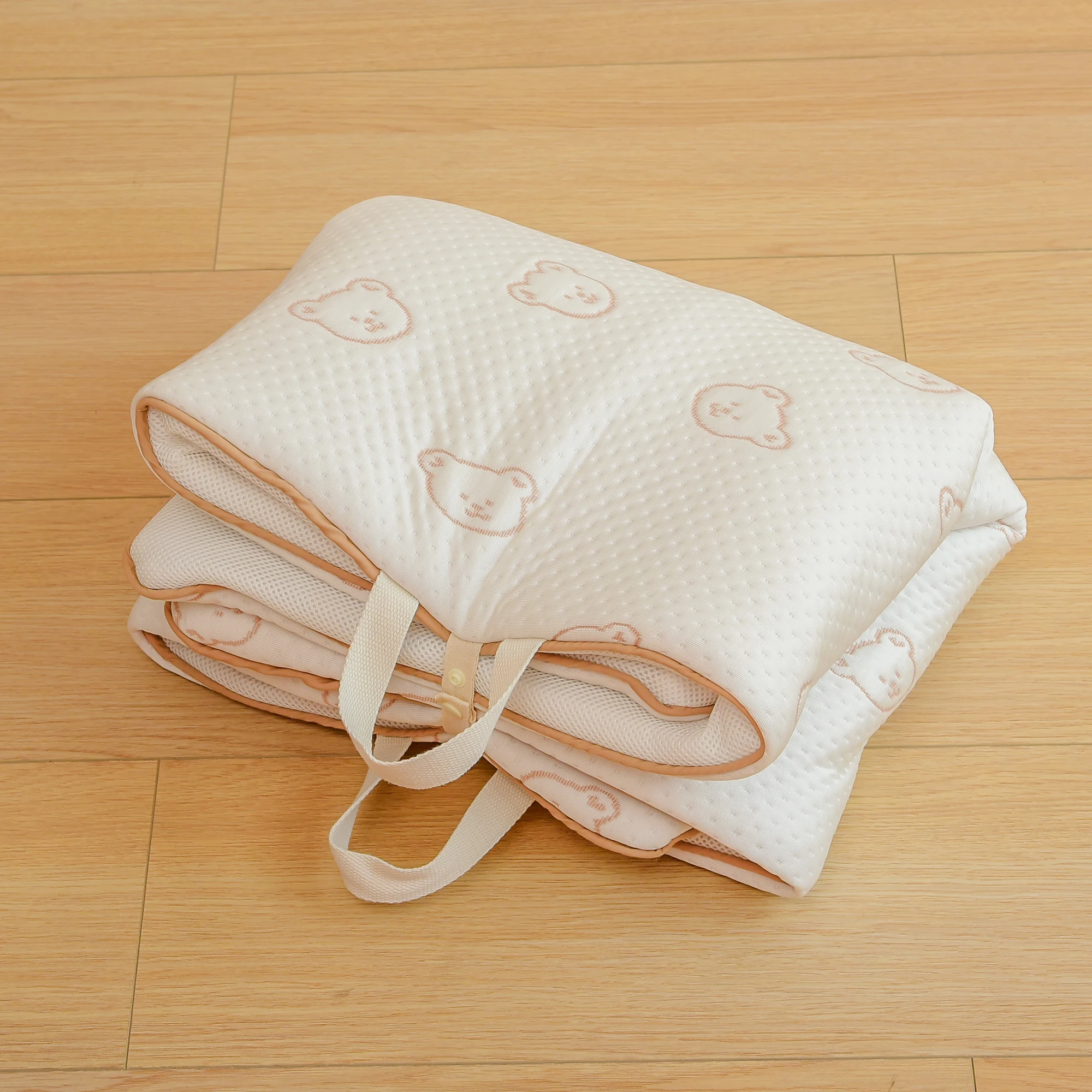 여름 시원한 접이식 매트리스 시트 유치원 휴대용 두꺼운 매트 베이 창 매트