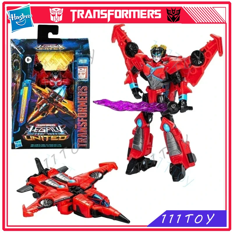 

In Stock Hasbro Transformers Classic Toys Legacy United Deluxe Class Windblade Action Figure Robot Toy Collectibles Gift Hobbies