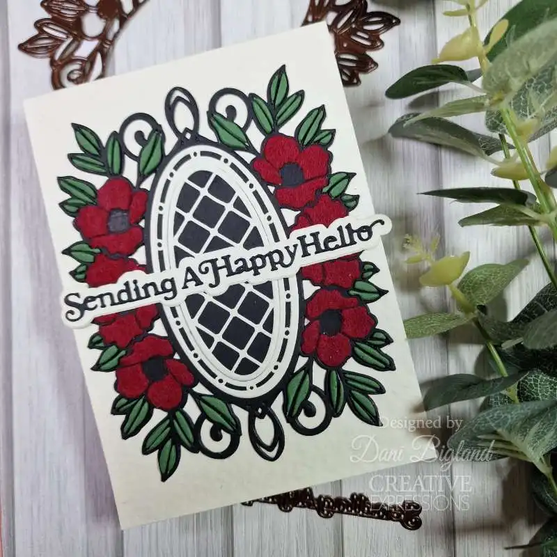 Happiness Is Time Spent With A Friend Cutting Dies Scrapbook Diary Decoration Stencil Embossing Template DIY Greeting Card