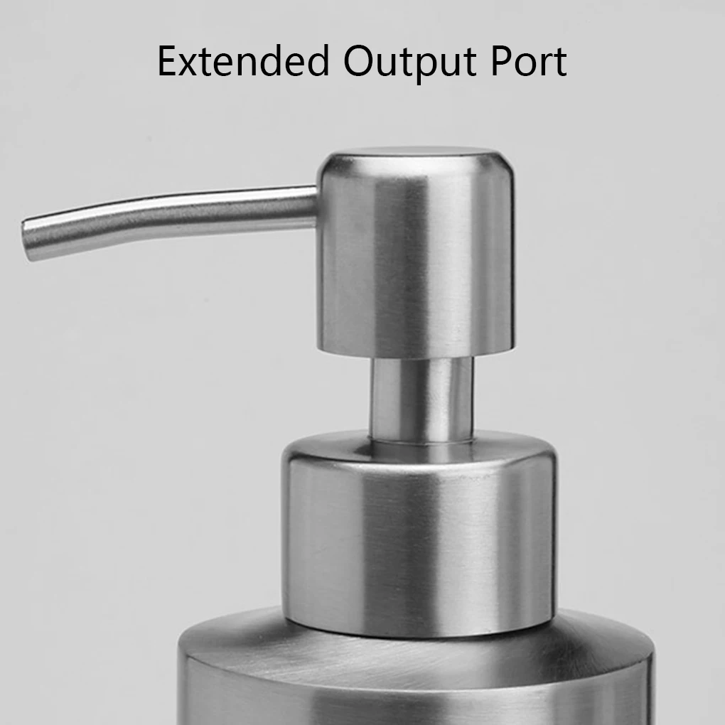 Hand Wash Dispenser Anti-rust Replacement Refillable Washable Stylish Home Countertop Sink Bottle Accessories  15.5x5.5cm