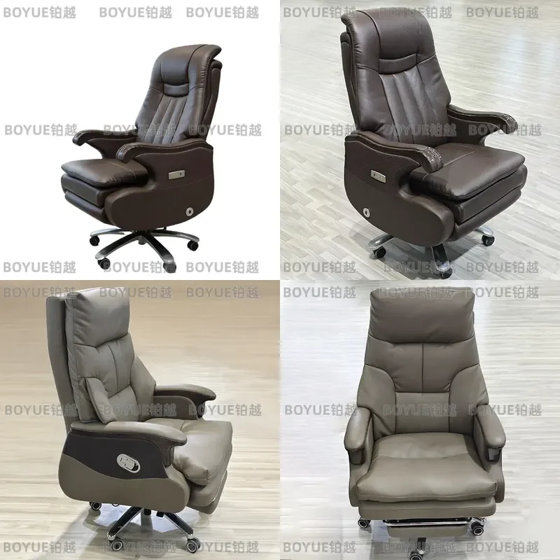 Executive Office Chair High Back Swivel Computer Desk Seat Ergonomic Reclining Business Manager Armchair Comfortable Home