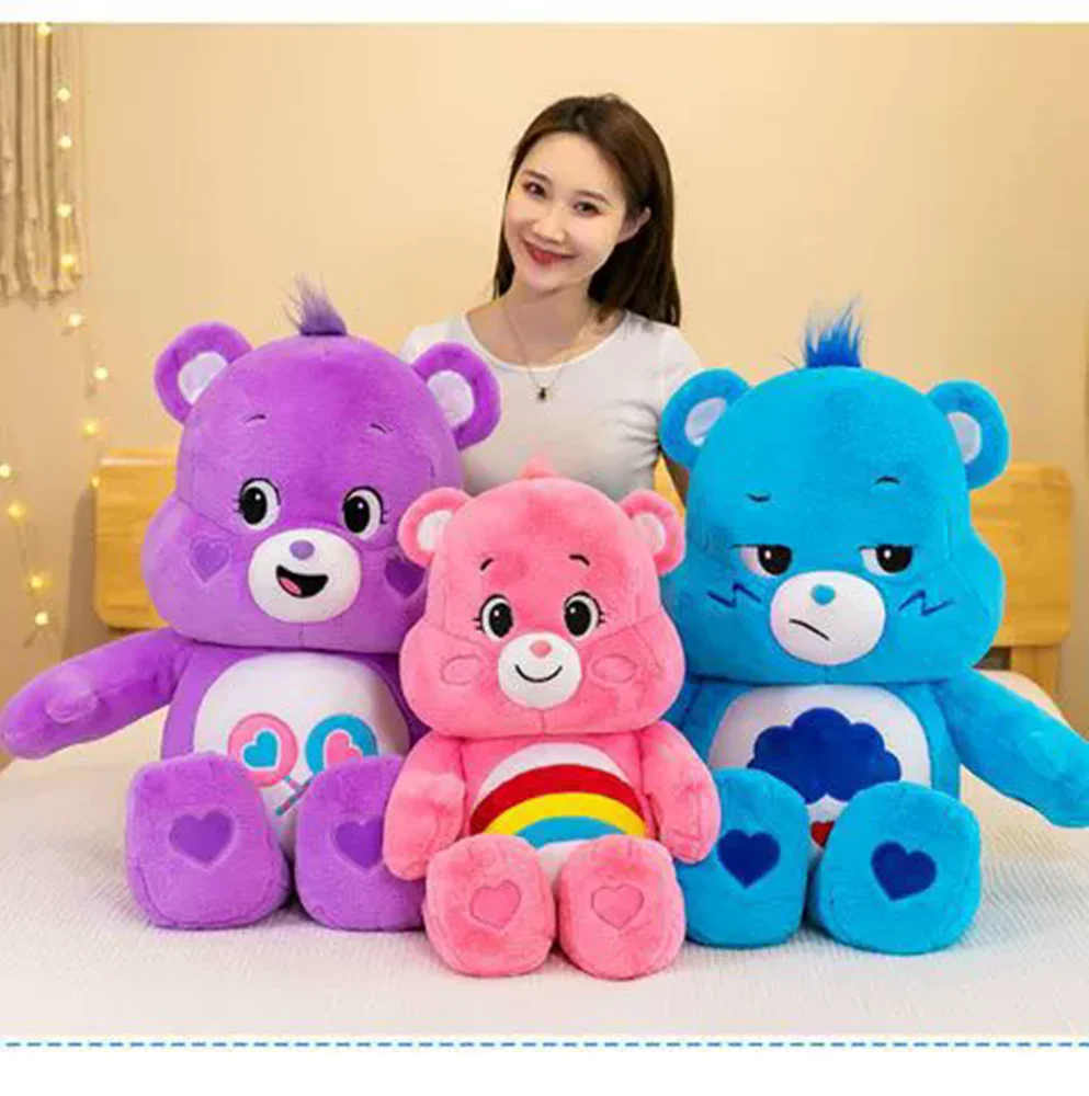 

MINISO Rainbow Bear Plush Toys Lovely Care Bears Plush Toys Stuffed Dolls Homdecor Teddy Bear Sleeping Plush Pillows Friend Gift