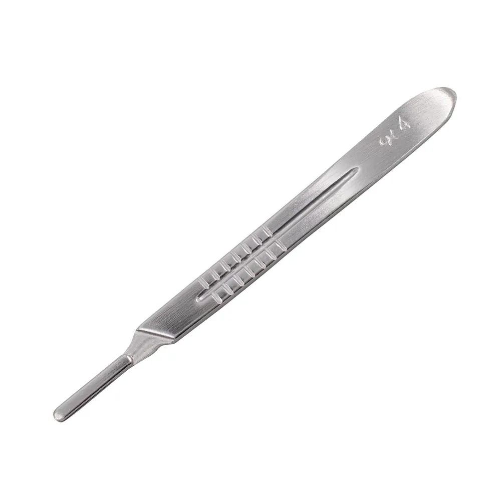 1 Stück Skalpellgriff für medizinisches chirurgisches Messer, abnehmbare Klingen, DIY-Schneiden, Edelstahl # 4er Schneidwerkzeuge