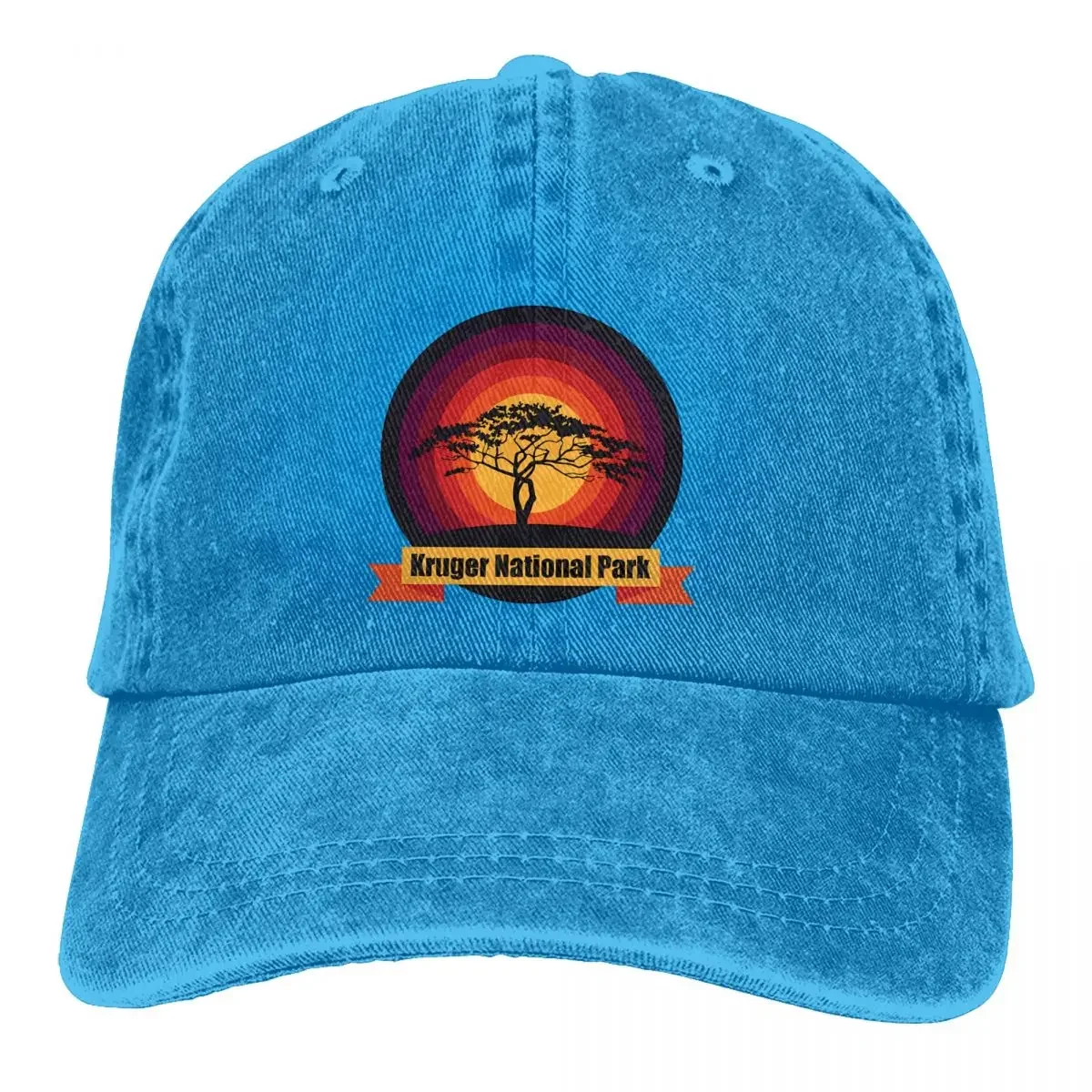 Animal Multicolor Hat Peaked Women's Cap Kruger National Park South Africa Personalized Visor Protection Hats