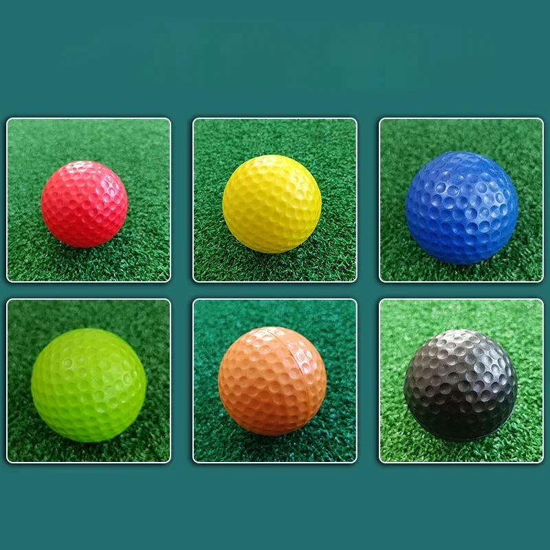 Practice Golf Balls 6 Color New Ball for Golfer Gift Golf Accessories Ads Standad Ball Wholesale for Indoor Outdoor Novelty 1pc