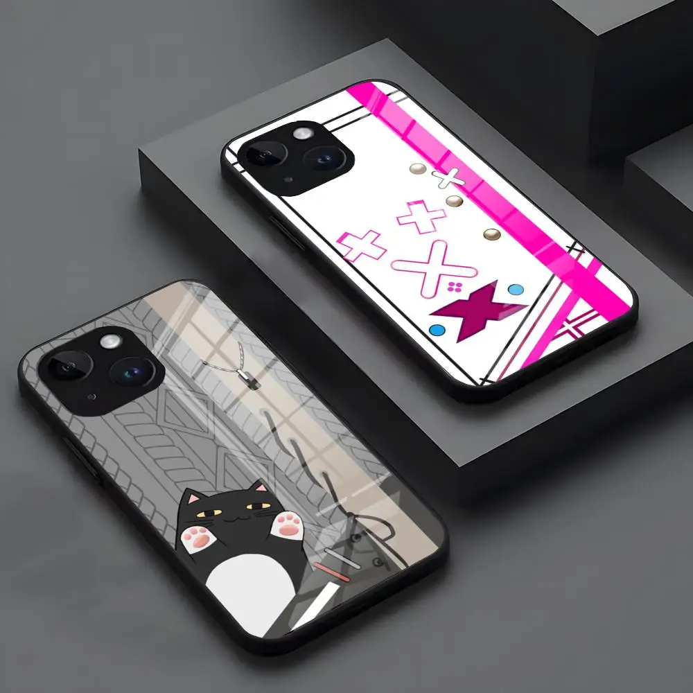 Японский чехол для телефона VTuber AI Girl для IPhone 17 16 14 Pro 15 13 12 Max 11 XR XS 6 Air 7 8 6s X Luxury Glass Cove Японский чехол для телефона VTuber AI Girl для IPhone 17 16 14 Pro 15 13 12 Max 11 XR XS 6 Air 7 8 6s X Luxury Glass Cove