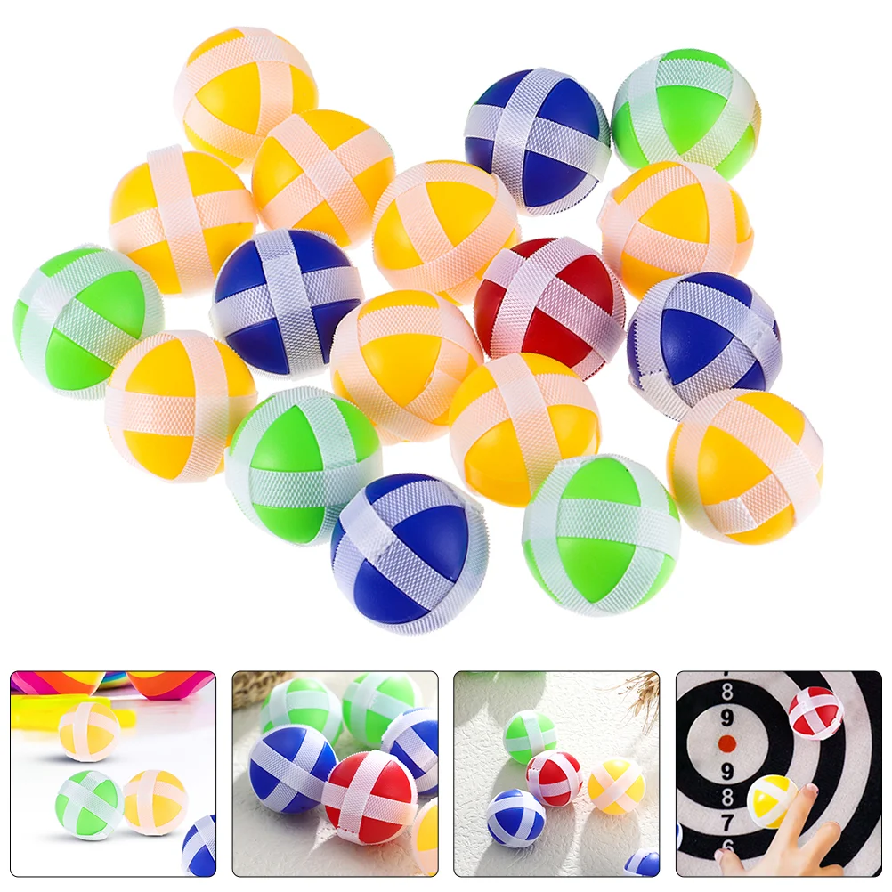 

20 Pcs Sticky Ball Wear-resistant Balls Children Supply Dart Toy Children’s Toys Portable Household Plastic Kids Accessory