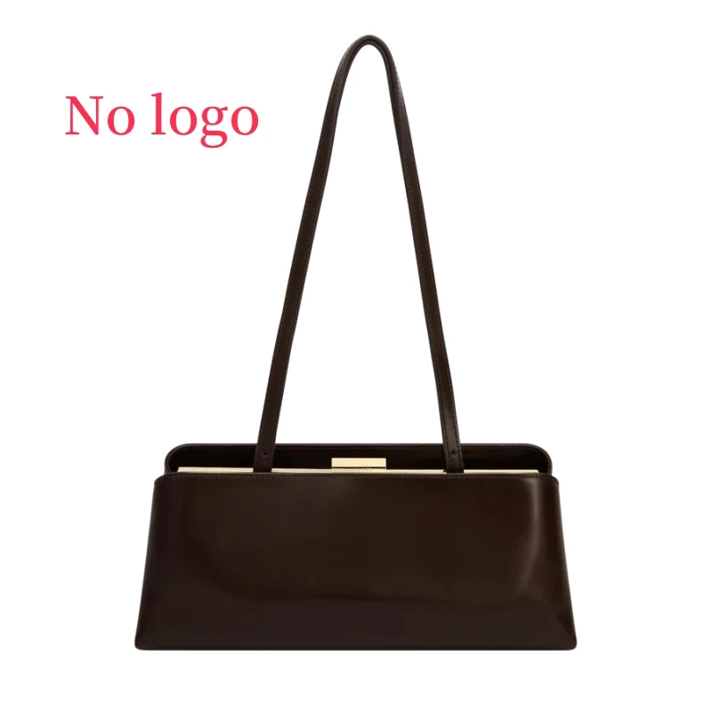 

Шоколадная сумка Éclair, новая роскошная дизайнерская сумка через плечо, модная сумка-багет с верхней ручкой, женская элегантная сумка-клипса