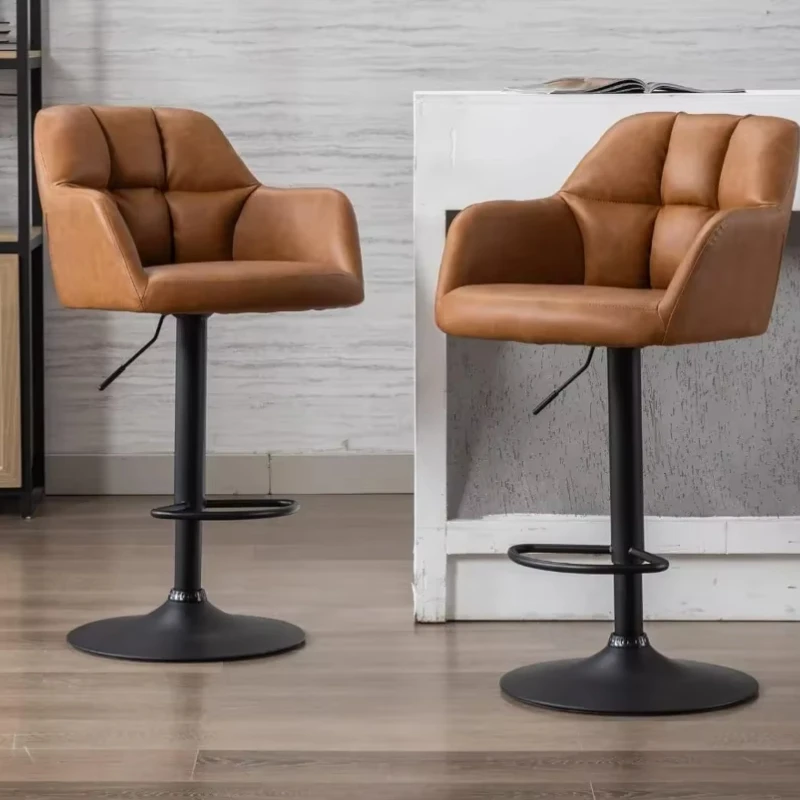 

Swivel Bar Stools Counter Height Adjustable Barstools Adjustable Bar Stool Chairs Metal Base Sgabelli Isola Cucina Bar Furniture