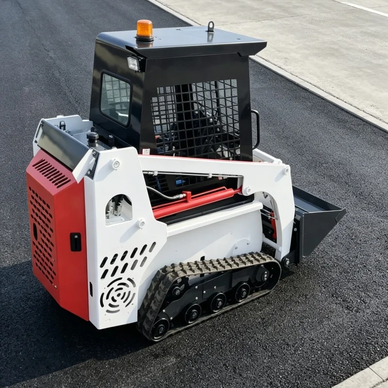 Customized New engineering-dedicated skid steer loader, small multi-functional forklift, ride-on skid steer equipment