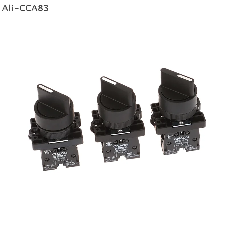 

1 Piece 2 3 Position 1NO1NC 1NO 2NO Latching Self-Lock Momentary Selector Rotary Push Button Switch XB2-ED21 XB2-ED25 XB2-ED33