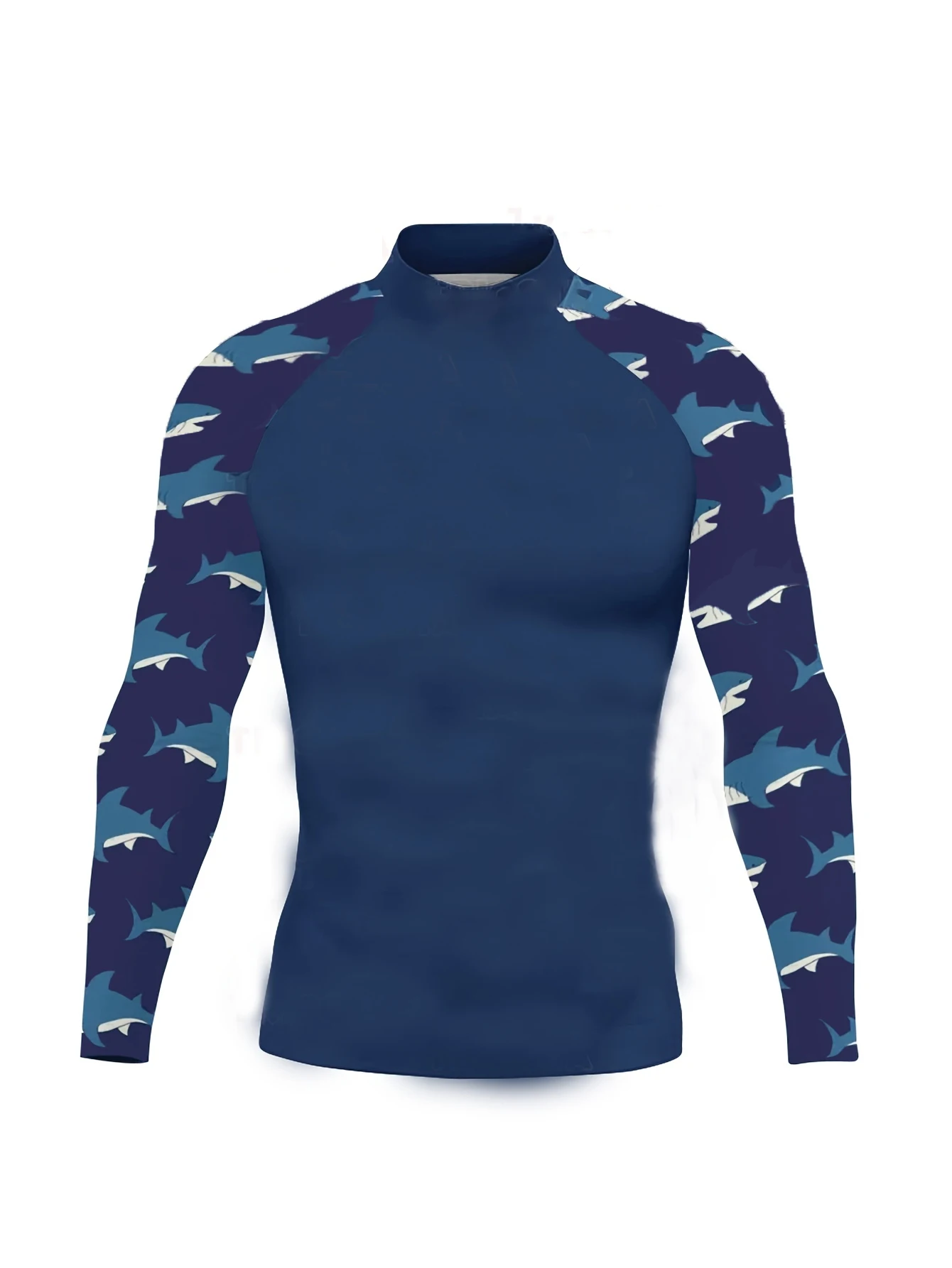 الرجال طفح الحرس تصفح بدل غطس UV حماية الجوارب Rashguard طويلة الأكمام السباحة تعويم السباحة تي شيرت تصفح الملابس #4