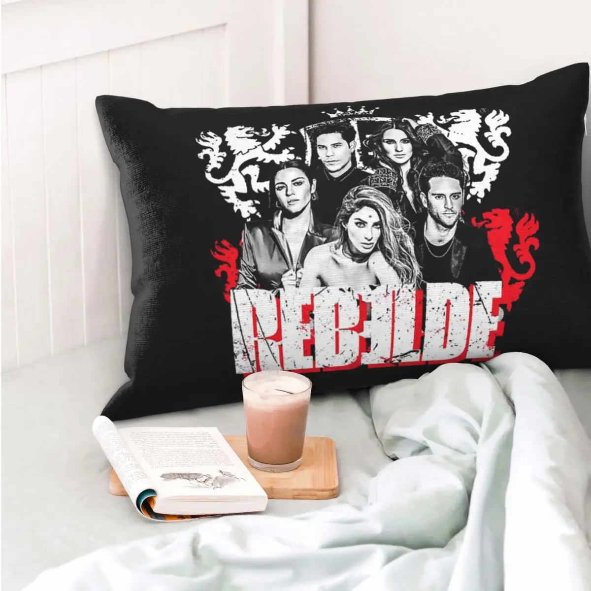Rbd Rebelde Tour - Funda de almohada rectangular clásica, funda de cojín decorativa para dormitorio, cama, hogar, cómoda almohada decorativa