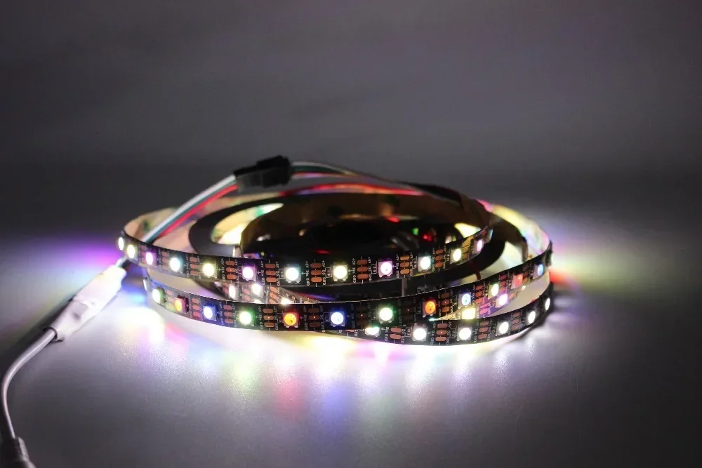 1M 5M Addressable SK6812 RGBW RGBNW RGBWW LED Strip Tape lights Neutral White WWA 30/60/96/144LEDs/pixles/m 5V similar WS2812B