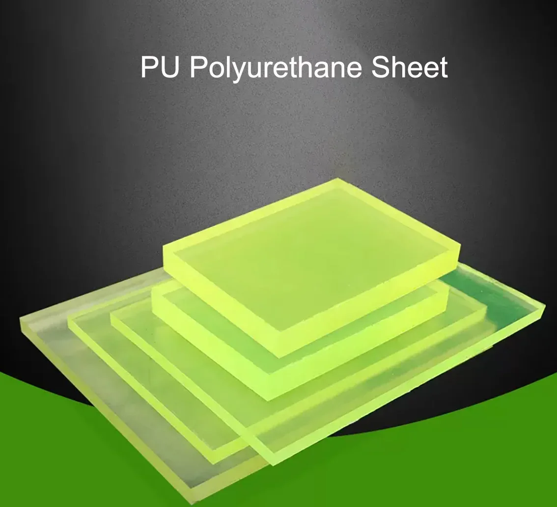 1pcs PU Flat Plate Polyurethane Sheet Elastic Board Gasket collision Shock absorber Plate Thickness 1/2/3/4/5/6/8/10/12/15-30mm