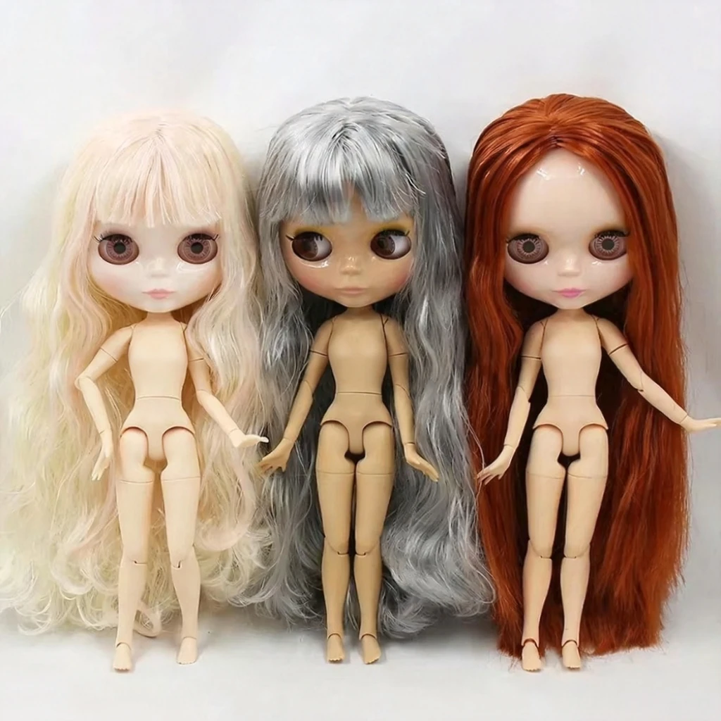 ICY DBS Blyth Doll 19 Joints Body 30CM Doll Matte/Glossy Face Doll with Extra Hands DIY Toy for Girls
