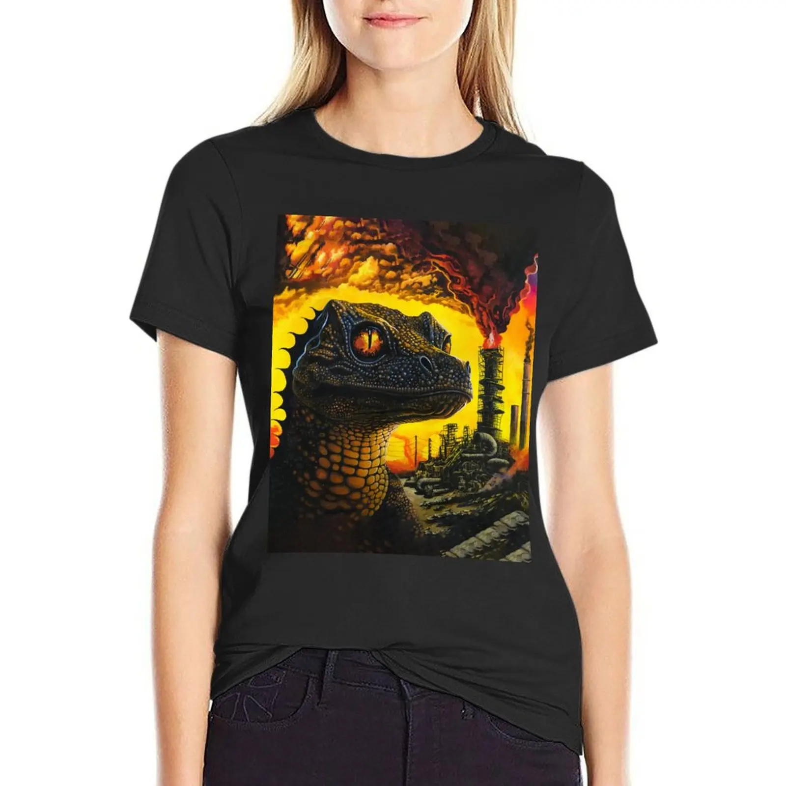 

KING GIZZARD & THE LIZARD WIZARD T-Shirt Blouse summer top summer clothes customizeds tops for Women