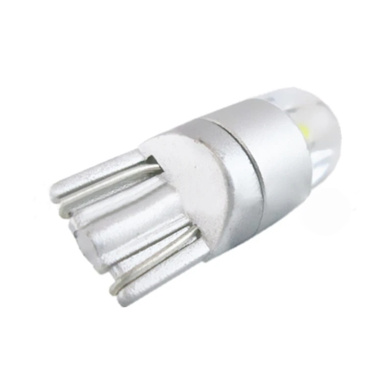 2 sztuki W5W T10 2 SMD 3030 żarówki LED Super jasna biała do samochodu na zewnątrz światła dzienne 12V oświetlenie tablicy rejestracyjnej zakręt L