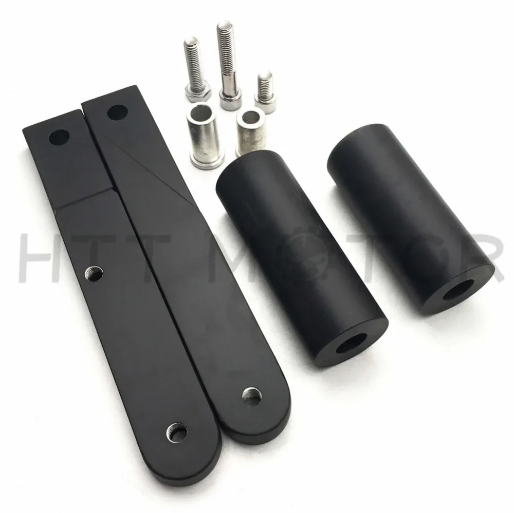 

Aftermarket free shipping motorcycle parts No Cut Frame Slider Protector For Honda 2009 2010 2011 2012 CBR 600RR BLACK