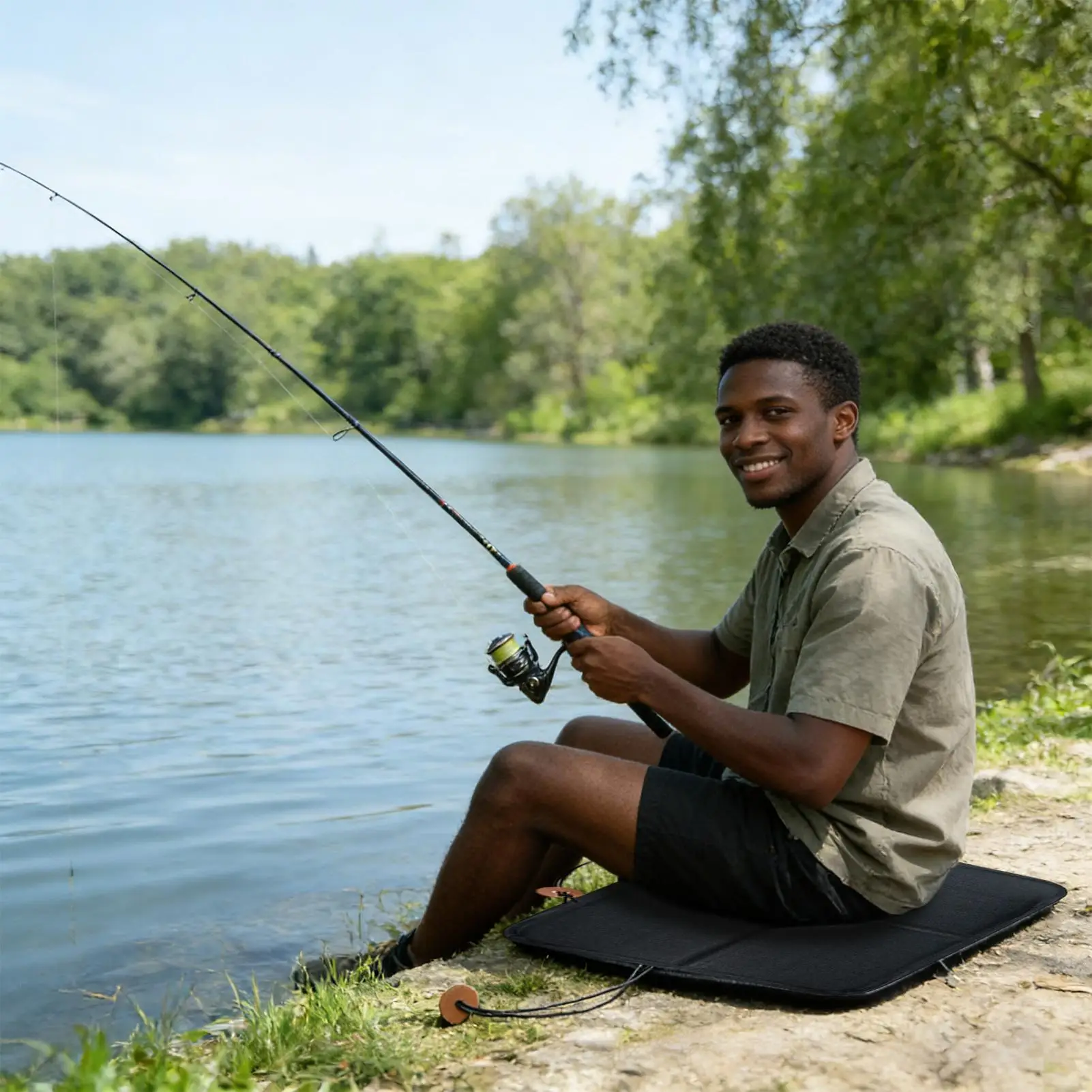 

Коврик для сада из ткани Оксфорд для работы на коленях, для садоводства, йоги, медитации, молитвы, тренировок, походов, пешего туризма, активного отдыха