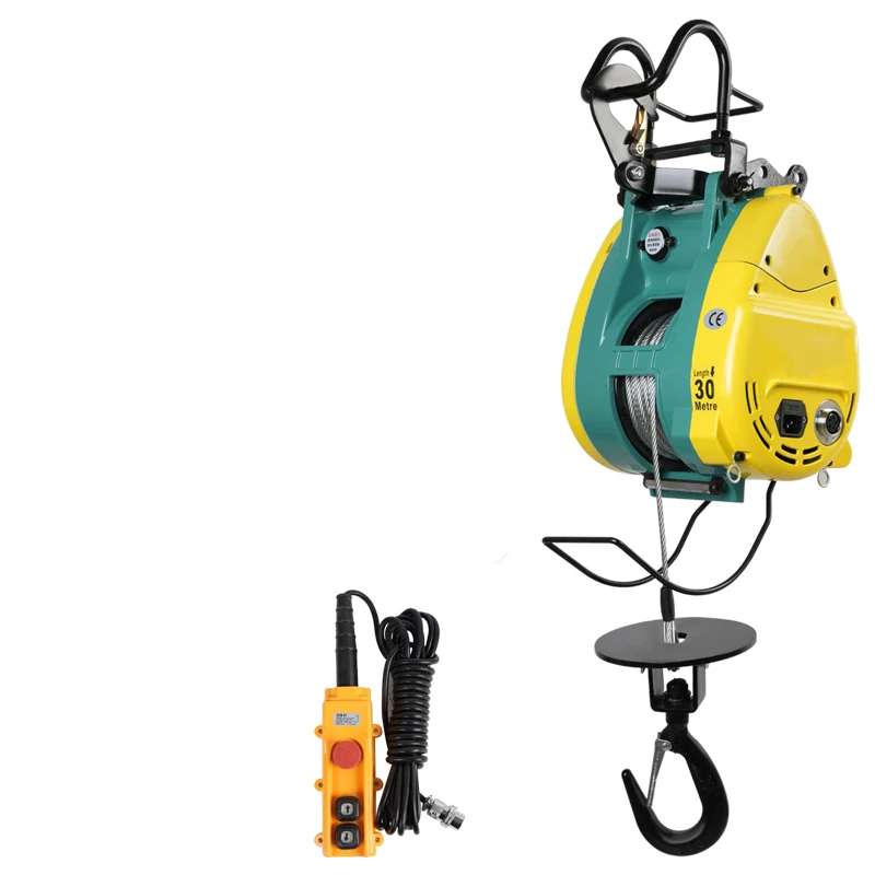 Electric Hoist 220v Small Crane Household Lifting Hoist Lifting winch