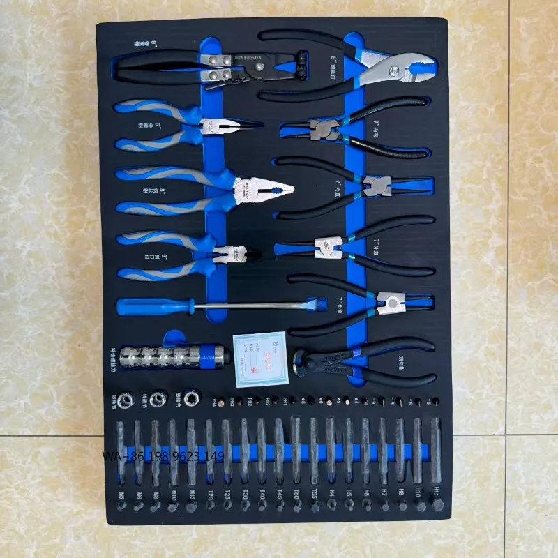 Combination Hand Tool Set with Wrenches Ratchets Socket High Quality Durable Steel Hard Case Professional Grade Repair Ki