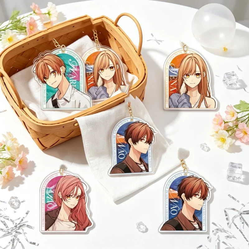 A Story About Falling in Love with My Friend's Older Brother Anime Acrylic Pendant Keychain Haruto Arisawa Fans Collect Gifts6cm
