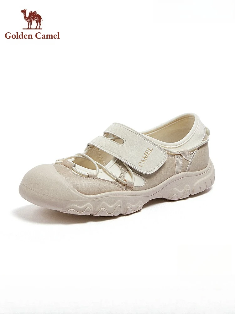 

Golden Camel Women's Mary Jane Single Shoes 2026 Summer New Outdoor Casual Breathable Non-slip Sports Shoe Flat Ballet Shoes