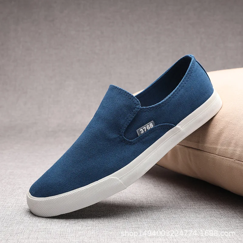 Männer Freizeit schuhe lässige Slipper Mode Turnschuhe Mann Leinwand Schuhe atmungsaktive Slip-On Männer Schuhe vulkan isieren Schuhe Frühling Herbst