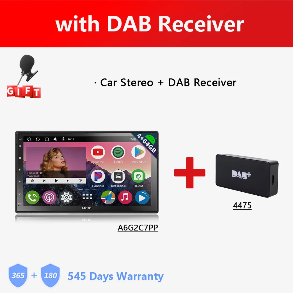 ATOTO A6 PP 7 Android Car Stereo 8 Core 4GB