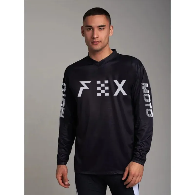 2026 New Motorcycle Jacket, BMX, New Motorcycle Off-Road Racing Jacket, Cycling Quick-Dry T-Shirt, Customizable