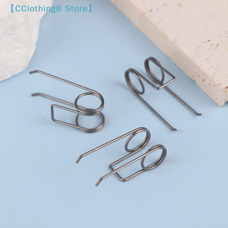 3Pcs Double Torsion Spring For Trash Can Stainless Steel 1.0MM Wire Diameter 11mm Outside D Strong Torsional 【AliS8】