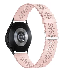 20mm 22mm Band for Samsung Galaxy watch 6 5/Pro/4 Classic 43mm Active 2 Silicone bracelet huawei watch gt 4-3-2e-pro Woman Strap