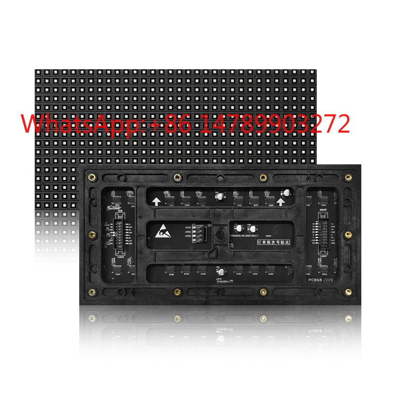 Модуль светодиодного LED-дисплея SMD для помещений и улицы P3-P10, цифровая рекламная панель для торговых центров и стадионов