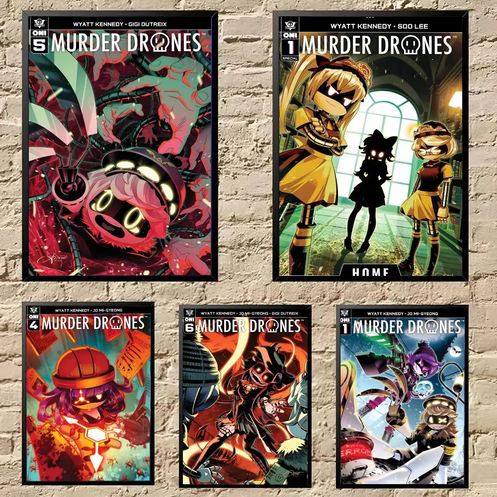 Murder Game Drones Poster Poster HD Self Adhesive Waterproof Wall Art Ideal For Home Office Dorm Bedroom Great Gift