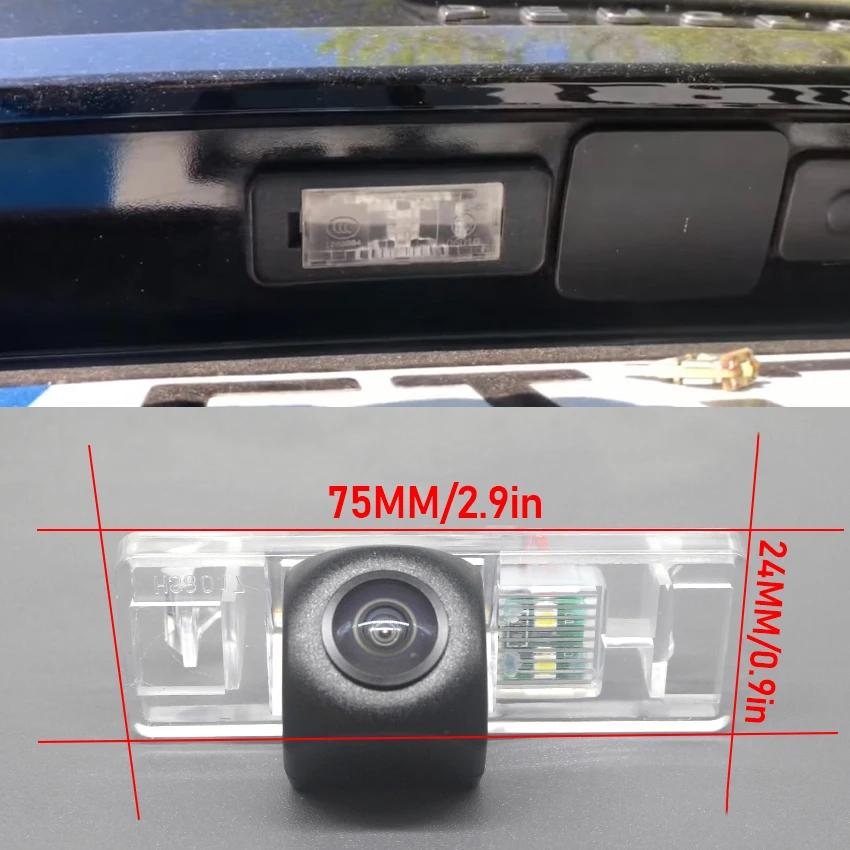 Fisheye Lens Dynamic Trajectory Tracks Car Rear View HD CCD Camera For Citroen C2 3D Hatchback C3 5D Hatchback Plurie 2003~2015