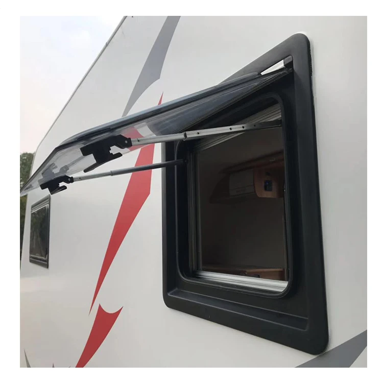 

Most Popular 900*900mm Aluminum Alloy Right Angle RV Side Window Professional Caravan Window
