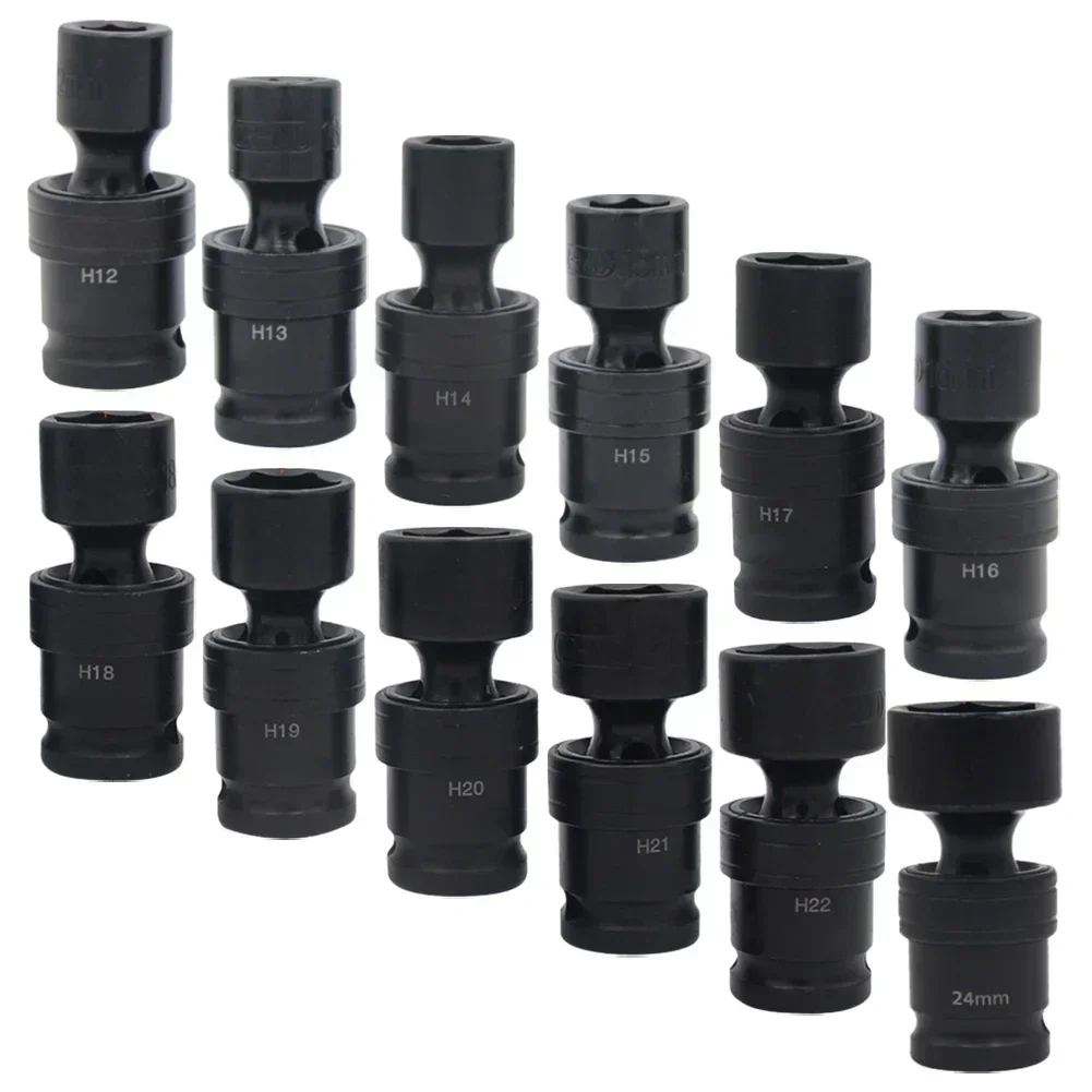 Imagem -02 - Adaptador de Chave Elétrica de Soquete Sextavado Universal de Polegadas Soquete Sextavado de Aço Cromo-molibdênio para Chave Pneumática 1224 mm