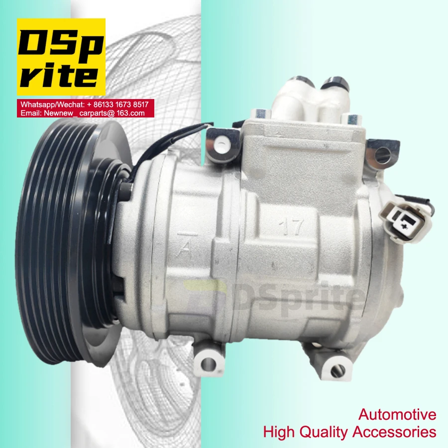 

COMPRESSOR кондиционера 10PA17C для Honda Accord 2.2L 1994 1995 1996 1997 4711198 38810P1E003 38810P1E999 38810P45G02 4711190 65621010