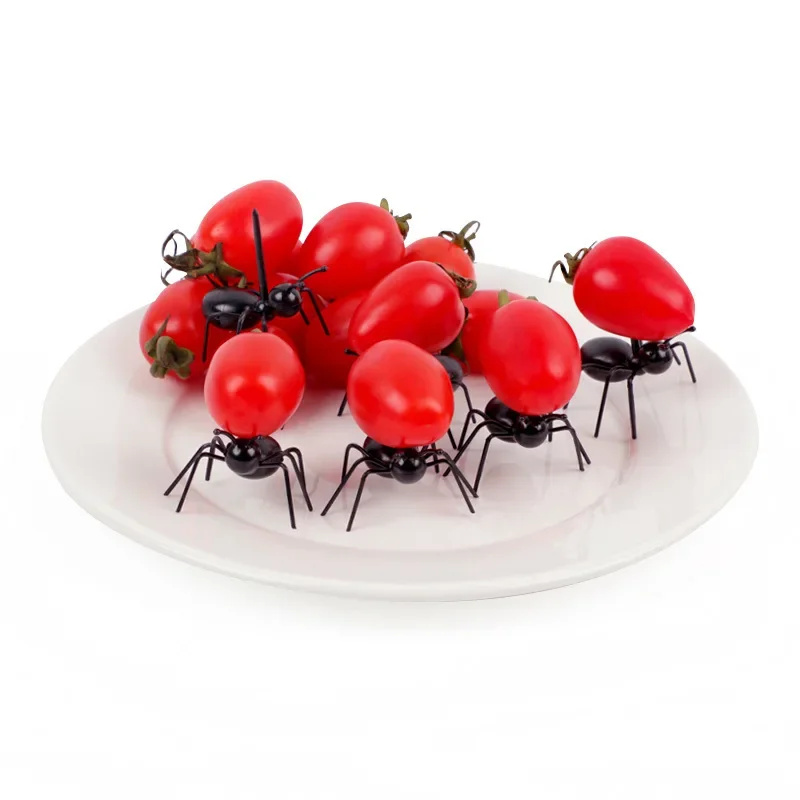 12 Pcs Animal Appetizer Forks Reusable Ant Food Pick, Fruit Toothpicks Dessert Fork Cocktail Picks