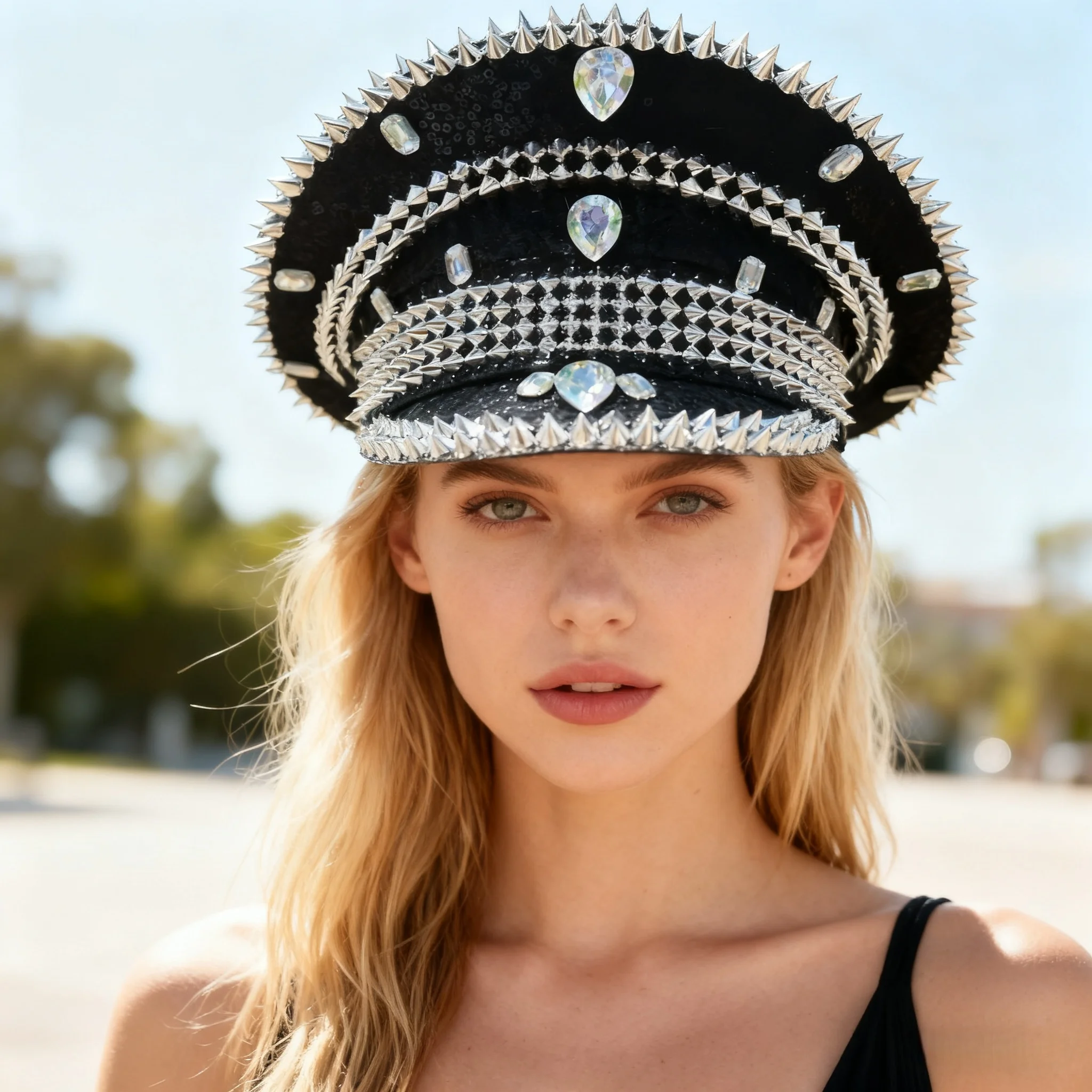 

Капитанская шляпа в стиле стимпанк со стразами для фестиваля Burning Man для женщин, винтажные военные аксессуары и кепка для мужчин