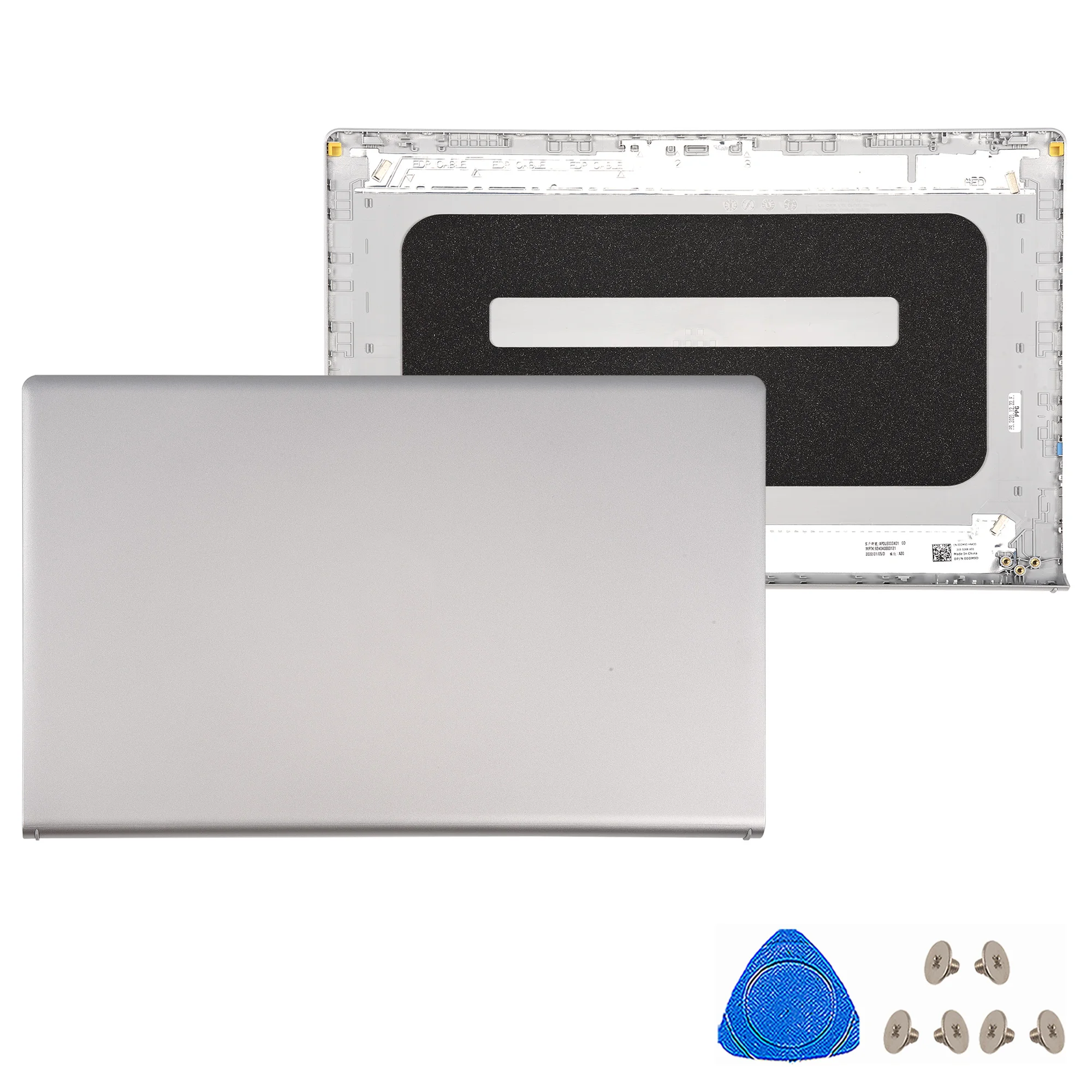 Capa para dell inspiron 15 3510 3511 3515 3520 3521 lcd capa traseira 0ddm9d/0t4mt1/00wpn8 moldura/dobradiças dobradiça capa reparação 15.6 polegadas