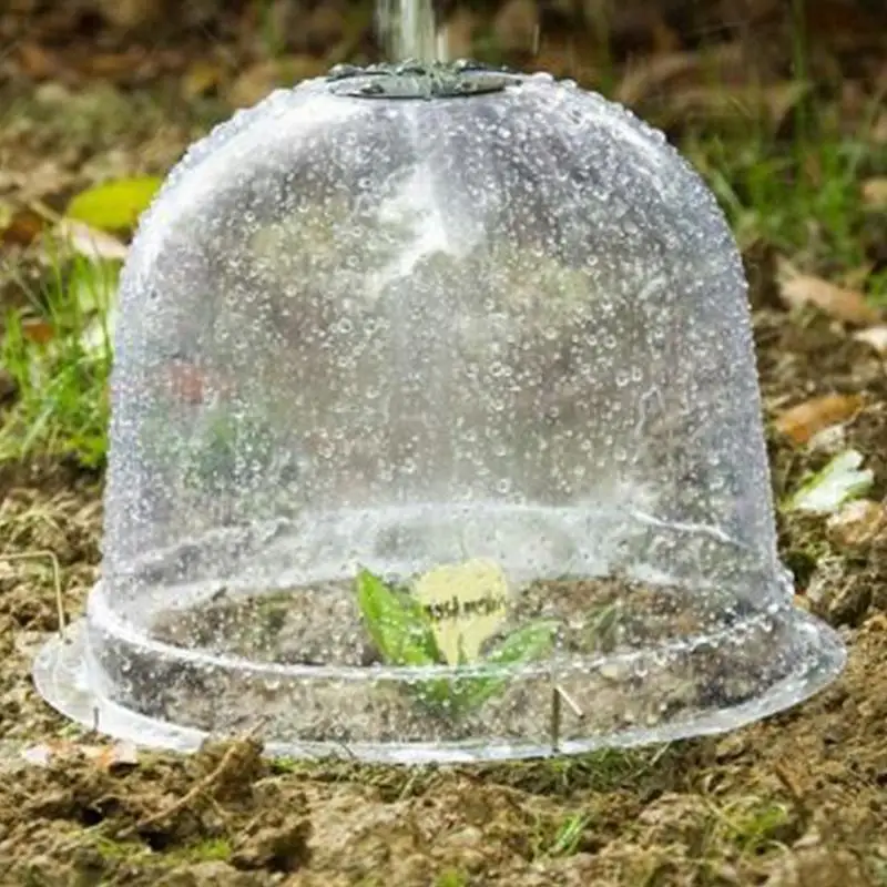 Plant Humidity Dome Gardening Germination Cover Lightweight Transparent Propagation Dome For Landscape Nursery Balcony
